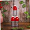 MUSISALY 1bag Gloss Lip Stain Containers Empty Lip Gloss Bottles Plastic for Women Female Red view 4