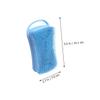 FOYTOKI Silicone Bath Brush Hook Bathing Brush Skin-Friendly Material Non-Skid Handheld Design Daily Cleaning Use view 2