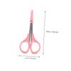 NOLITOY 1set Eyelash Trimming Tool Set Stainless Steel Scissors and Eyelash Applicators for Precision Makeup Application and Eyebrow Shaping Beauty Tools for view 4