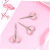 FOMIYES 6pcs Professional Vibrissa Scissors Nose Hair Trimmer Eyebrow Scissor Beauty Care Safety Scissors view 3