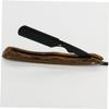 Gogogmee Men Barber Shop Salon Razor Holder Portable Metal Razor Manual Shaving Tool for Beard Sideburns Styling view 2