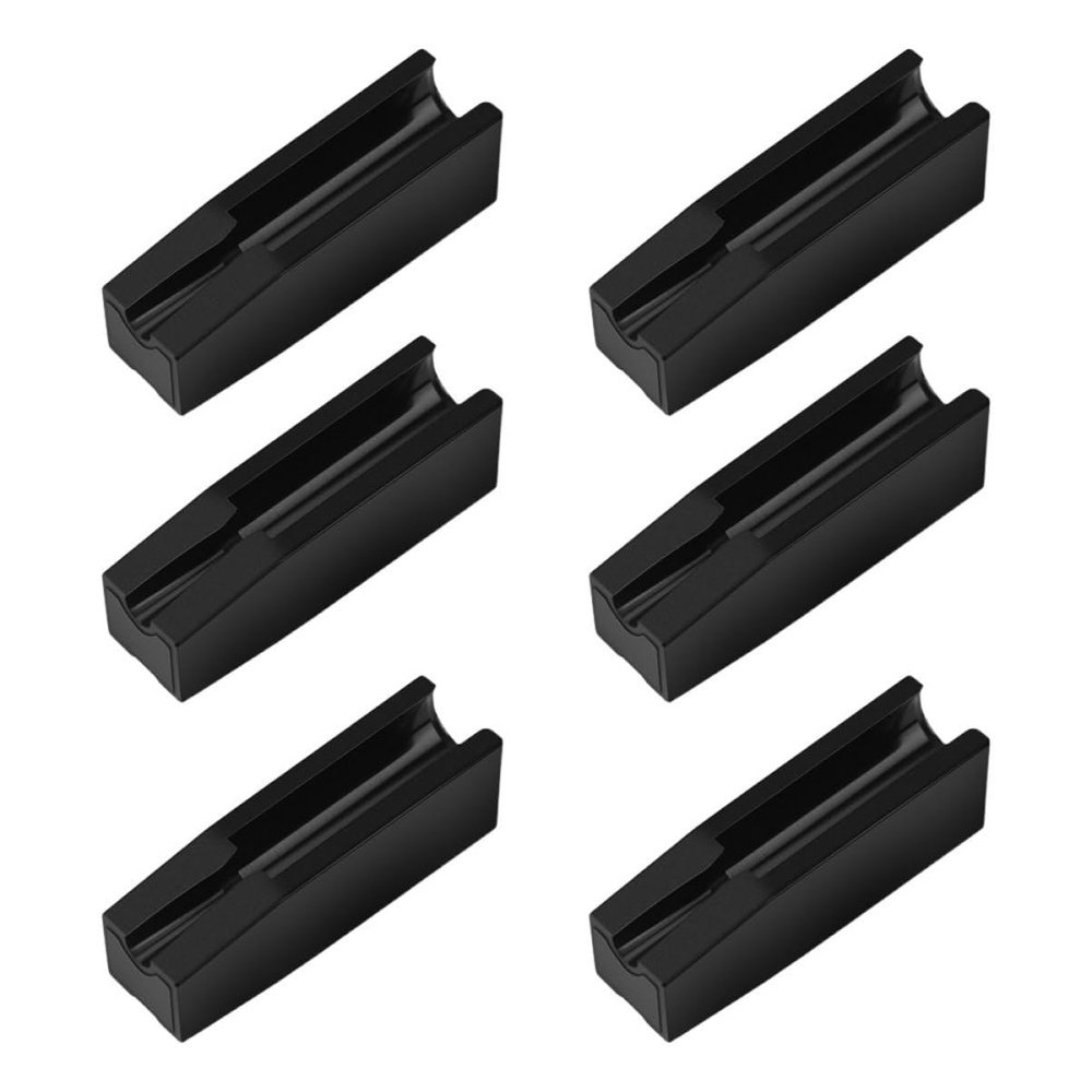 FOYTOKI 6pcs Eyebrow Pencil Sharpener Aid Tool Portable Makeup Pencil Slot Adjustable Design Essential for Precise Brow Styling