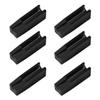 FOYTOKI 6pcs Eyebrow Pencil Sharpener Aid Tool Portable Makeup Pencil Slot Adjustable Design Essential for Precise Brow Styling view 1