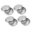ABOOFAN 4pcs Aluminum Soap Cases Multi-Function Makeup Containers Portable Travel Storage Boxes for Earphones Soap and Cosmetics Lightweight and Compact Design for Travel and Outdoor Use view 1