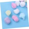 WOONEKY 1bag Face Wash Cotton Balls Reusable Makeup Remover Jumbo Pure Cotton Pads for Beauty Salon view 2