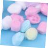 WOONEKY 1bag Face Wash Cotton Balls Reusable Makeup Remover Jumbo Pure Cotton Pads for Beauty Salon view 3