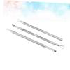 Beatifufu 3pcs Stainless Steel Nail Tool Set for Manicure and Pedicure Cuticle Remover Trimmer Pusher for Dead Skin Care Essential Nail Art Accessories for Home view 2