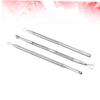 Beatifufu 3pcs Stainless Steel Nail Tool Set for Manicure and Pedicure Cuticle Remover Trimmer Pusher for Dead Skin Care Essential Nail Art Accessories for Home view 3