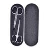 Gogogmee 2pcs Stainless Steel Eyebrow Scissors Precision Grooming Safe Nose Hair Trimmer Makeup Tool view 1