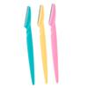 Gogogmee 24pcs Professional Beauty Tool Stainless Steel Eyebrow Razors Compact Facial Hair Trimmer Easy to Shape Eyebrows Random Color view 1