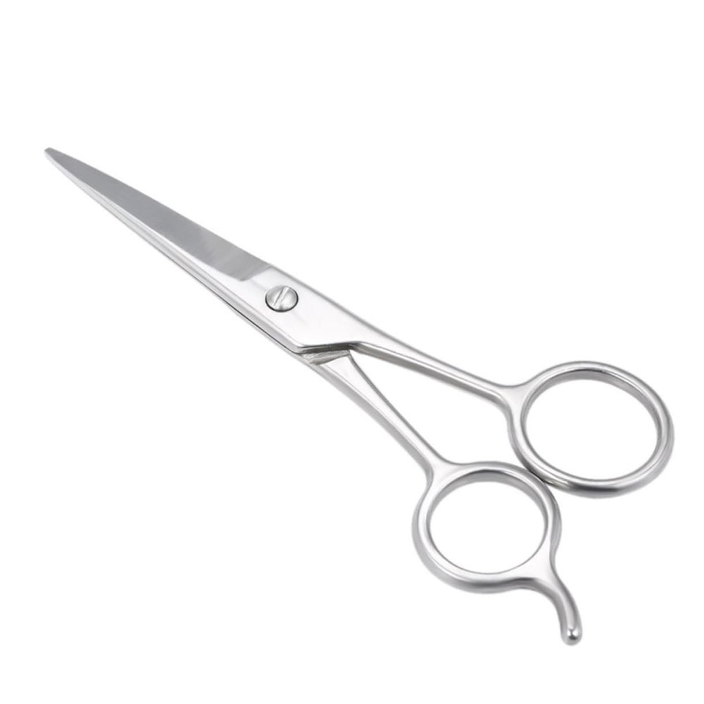 MERRYHAPY Men's Beard Trimmer Eyebrow Scissors Beard Care Accessory Stainless Steel Hairdressing Scissors