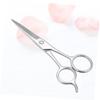MERRYHAPY Men's Beard Trimmer Eyebrow Scissors Beard Care Accessory Stainless Steel Hairdressing Scissors view 4