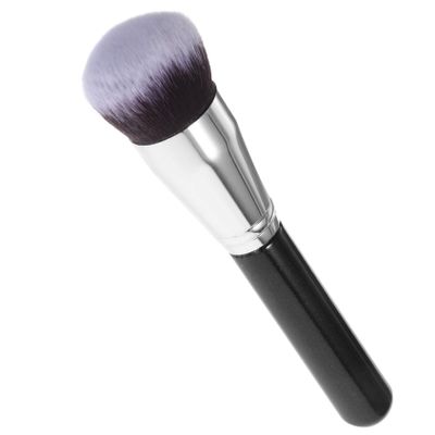 Baluue Makeup Brush for Foundation Portable Round Foundation Brush Soft Bristles for Seamless Application for Liquid Makeup and Blending Lightweight and Space-saving Design for Women