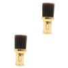 BIUDECO 2pcs Broken Hair Brush Professional Neck Duster for Barbers Handle Hair Removal Brush for Neck Cleaning after Haircut Shave for Salon Use view 1