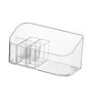 ASAKKURA Clear Cosmetic Organizer Desktop Storage Container for Makeup and Jewelry Multi-functional Storage Box for Vanity and Bathroom Space-saving Design for view 1