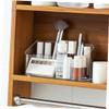 ASAKKURA Clear Cosmetic Organizer Desktop Storage Container for Makeup and Jewelry Multi-functional Storage Box for Vanity and Bathroom Space-saving Design for view 2