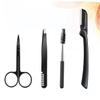 Didiseaon 4pcs Women Beauty Eyebrow Suit Beginner Eyelash Comb Skin Care Tools for Women Hair Plucker and Trimmer view 4