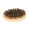 Didiseaon Oval Men's Beard Brush with Boar Bristles Brush Shaving Tool Beech Handle view 1