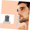 FOMIYES Nose Hair Trimmers for Women Men's Manual Eyebrow Razor Electric Face Shaver Multiple Replacement Heads view 2