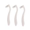 OSOLADY 3pcs Compact Women's Shaver for Travel Leg Arm Bikini Hair Removal Razors Safety Cover view 1