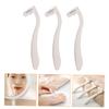 OSOLADY 3pcs Compact Women's Shaver for Travel Leg Arm Bikini Hair Removal Razors Safety Cover view 3