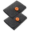 BIUDECO 2sets Essential Oil Carrying Pouch Bag Essential Oil Storage Container Case Organizer 2pcs*2 view 4