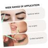 NOLITOY 100pcs Green Micro Brush Applicators for Eyelash Removal Non-woven Easy on False Lashes Lash Tweezer Eyelash Extension Cleaner view 2