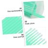 NOLITOY 100pcs Green Micro Brush Applicators for Eyelash Removal Non-woven Easy on False Lashes Lash Tweezer Eyelash Extension Cleaner view 4