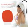 ASAKKURA 2pcs Body Exfoliating Gloves Scrub Bathing Gloves for Arms Legs Chest Back view 2