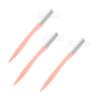 HAPINARY 3pcs Pink Eyebrow Trimmers Brow Shavers for Precise Hair Removal Travel-Friendly Beauty Tools for Women and Men view 1