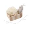 MUSISALY Complete Bath Tool Kit Foot File Body Scrubber Bathing Gloves for Family view 2