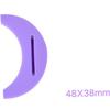 Gogogmee Crescent Shape Bikini Shaving Tool for Women Private Part Hair Remover Easy to Use Smooth Finish for Bikini Line Underarm Hair Trimming view 3