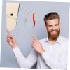 HONMEET Beard Grooming Kit Stainless Steel Eyebrow Scissors Comb for Men Women view 3