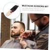 HONMEET Beard Grooming Kit Stainless Steel Eyebrow Scissors Comb for Men Women view 4