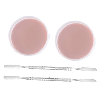 Gogogmee 2pcs Special Effects Scar Wax Makeup Skin Wax Spatulas Bruise Wheel Makeup for Halloween Carnival Party