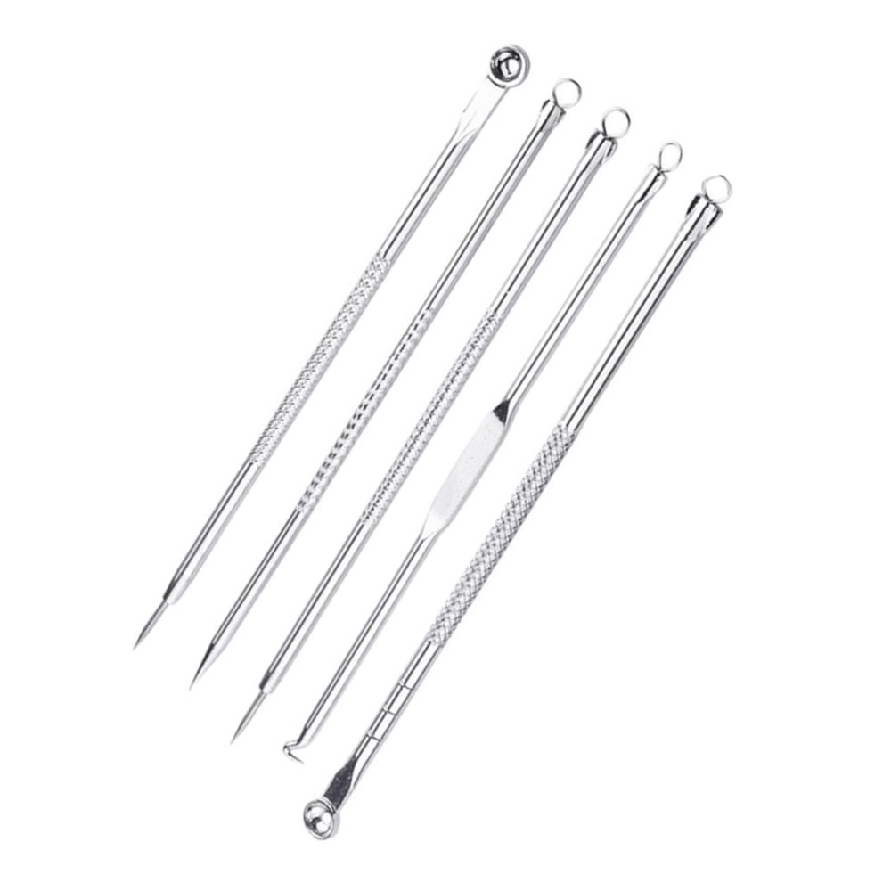 Didiseaon 1set Facial Blackhead Cleansing Tool Storage Case Extraction Tool Facial Cleansing Needle