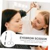 Didiseaon 2pcs Eyebrow Brush Comb Scissors Kit for Women Grooming Tools for Daily Brow Care view 3