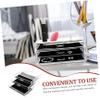 VINTORKY Acrylic Cosmetic Organizer Transparent Makeup Storage Holder for Jewelry and Beauty Products for Dresser and Vanity Use view 3