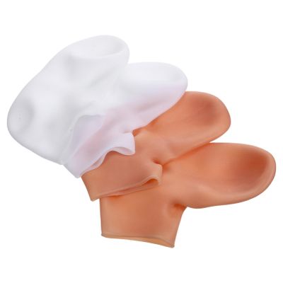 BELLIFFY Moisturizing Foot Socks 2 Pairs Elastic Lotion Socks for Cracked Feet for Overnight Hydration for Women