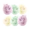 ASAKKURA 6pcs Bath Ball Flower Shower Bath Mesh Ball Scrubber Rinse Exfoliating Sponges Back Scrubber for Body view 1