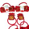 10 Pieces Cartoon Girls Hair Ties Flowers Bow Animal Soft Rubber Bands Little Hair Bands Ropes Hair Rings for Kids, Style D view 4