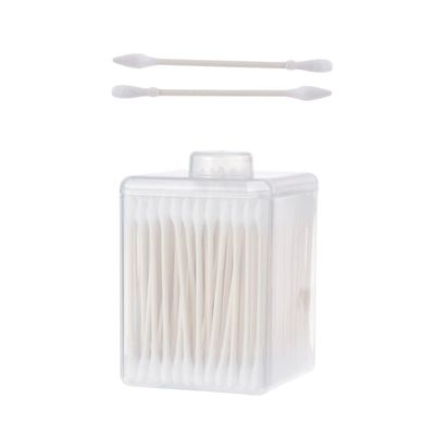 Gogogmee Professional 3-box Set of 600pcs Cotton Swabs Double Head Makeup Beauty Cleaning Safe Paper Stick Design