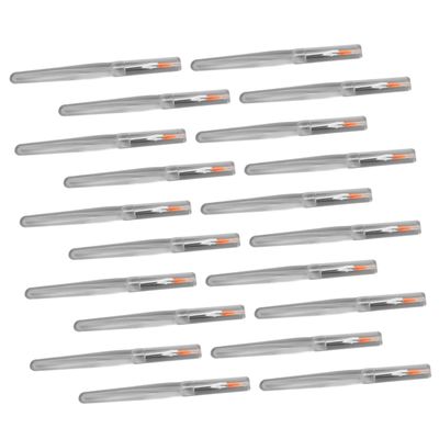 OHPHCALL 20pcs Lip Brush Applicators Lipstick Pen for Gloss Makeup Use Portable Cap Easy to Carry for Travel and Daily Use