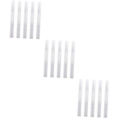 minkissy 3sets Empty Nail Oil Pens 3ml Nail Oil Pen Brush Tip Applicator Cuticle Growth Liquid 10pcs*3