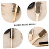 NULYLU 3pcs Natural Straightening Beard Barber Supply Hair Cleaning Tool for Men view 3