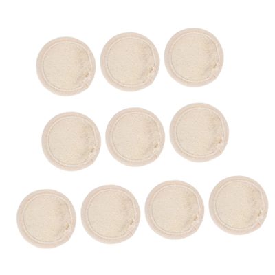 HONMEET 1set Reusable Loofah Makeup Pads Round Exfoliating Cleaning Sponges for Deep Facial Cleansing for All Skin Types Smooth Skin Revealing Convenient Storage Canister