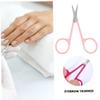 Gogogmee 2pcs Portable Eyebrow Scissors Stainless Steel Trimmers Comfortable Grip for Eyebrow and Beard Grooming Beauty Tool for Easy Precision Trimming view 4