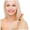 HONMEET Solid Wood Beard Styling Brush Men's Hair Comb Portable Bristle Beard Comb view 4