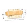 ASAKKURA 3pcs Eco-friendly Wooden Nail Brush Fingernail Scrubbing Brush Nail Dust for Art for Home Pet Use view 2