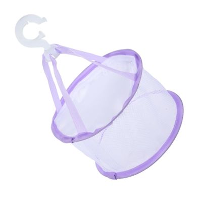 ABOOFAN 1pcs Hanging Makeup Brush Drying Net Basket Compact Sponge Dryer Rack for Efficient Makeup Tool Drying for Home Travel Use Design Purple